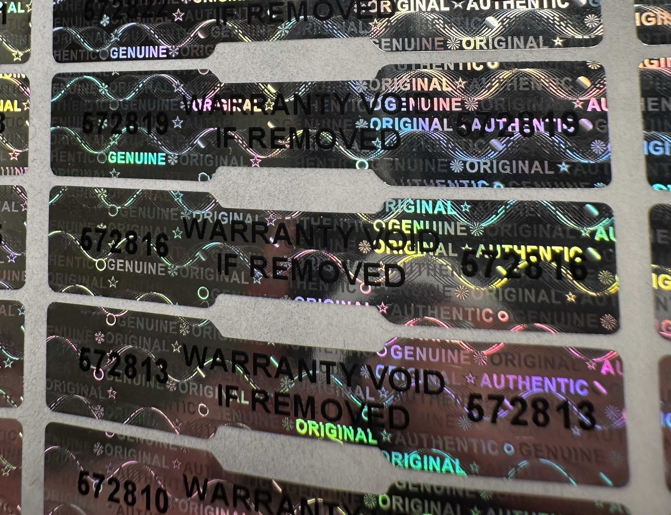 Hologramme sécurisé Securidoc