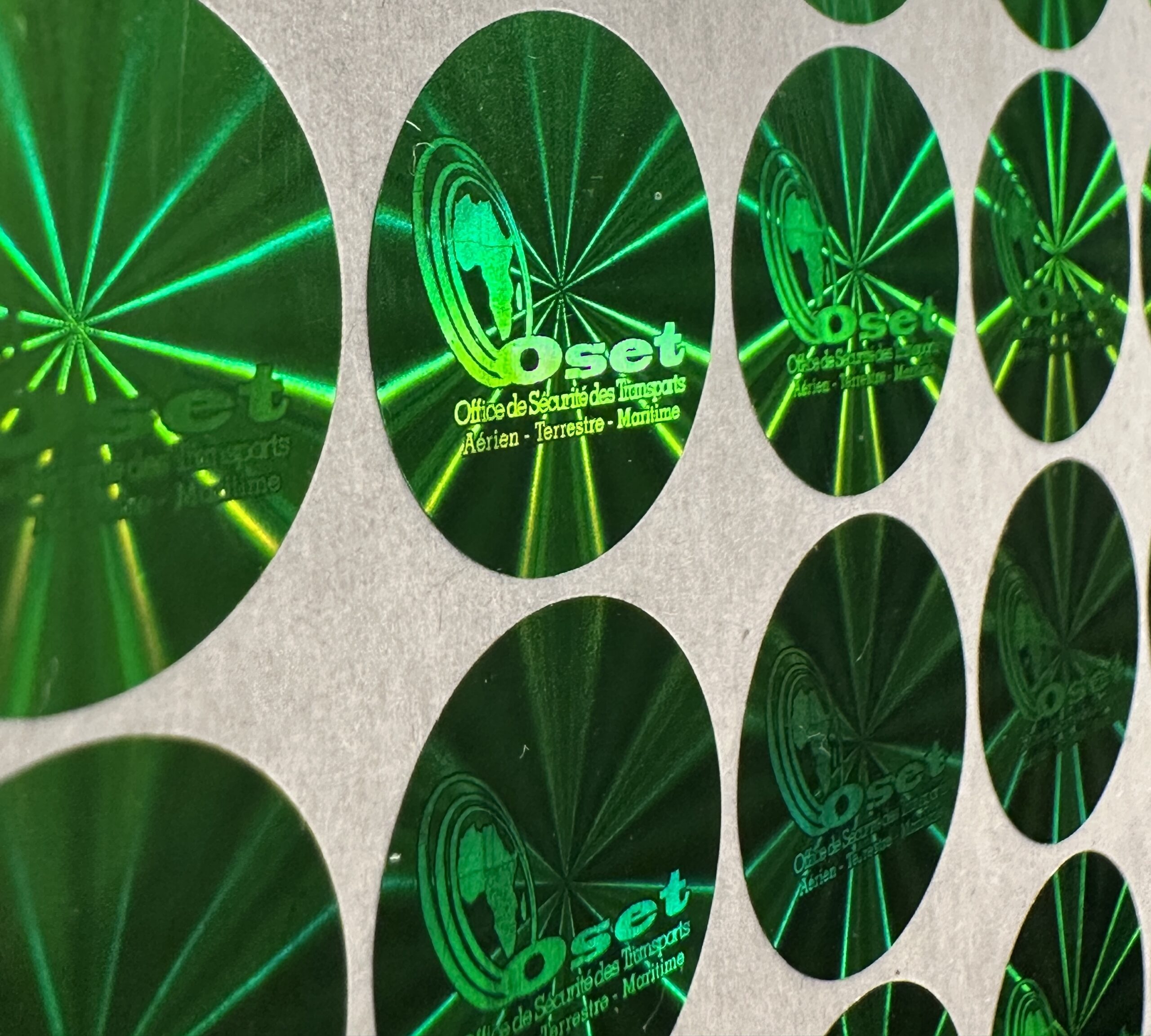 Hologramme sécurisé — Oset